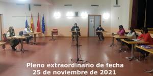 Pleno extraordinario del Ayuntamiento de Villamantilla - 25 de noviembre de 2021