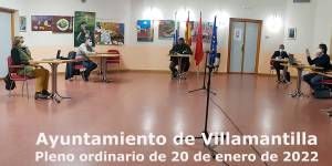Pleno ordinario del Ayuntamiento de Villamantilla - 20 de enero de 2022