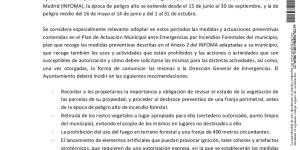 Comunicación importante de la Agencia de Seguridad y Emergencias Madrid - 112