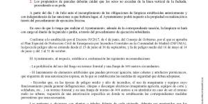 Bando Municipal - Normas sobre la limpieza de los espacios públicos