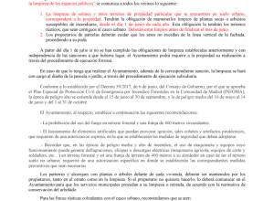 Bando: Limpieza y desbroce de parcelas